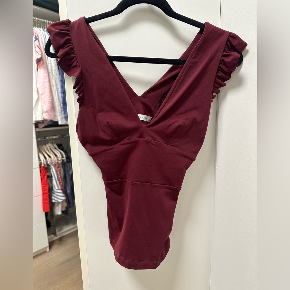 Susana Monoco Burgundy Tank